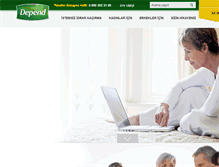 Tablet Screenshot of depend.com.tr