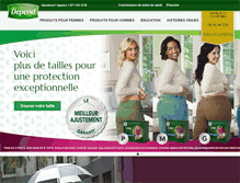 Tablet Screenshot of fr.ca.depend.com